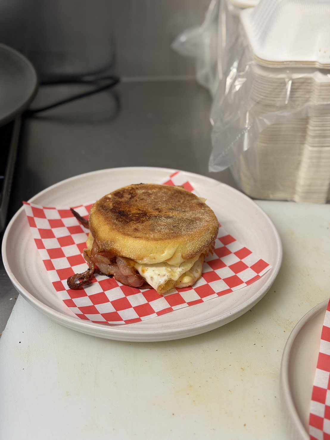 Bacon muffin