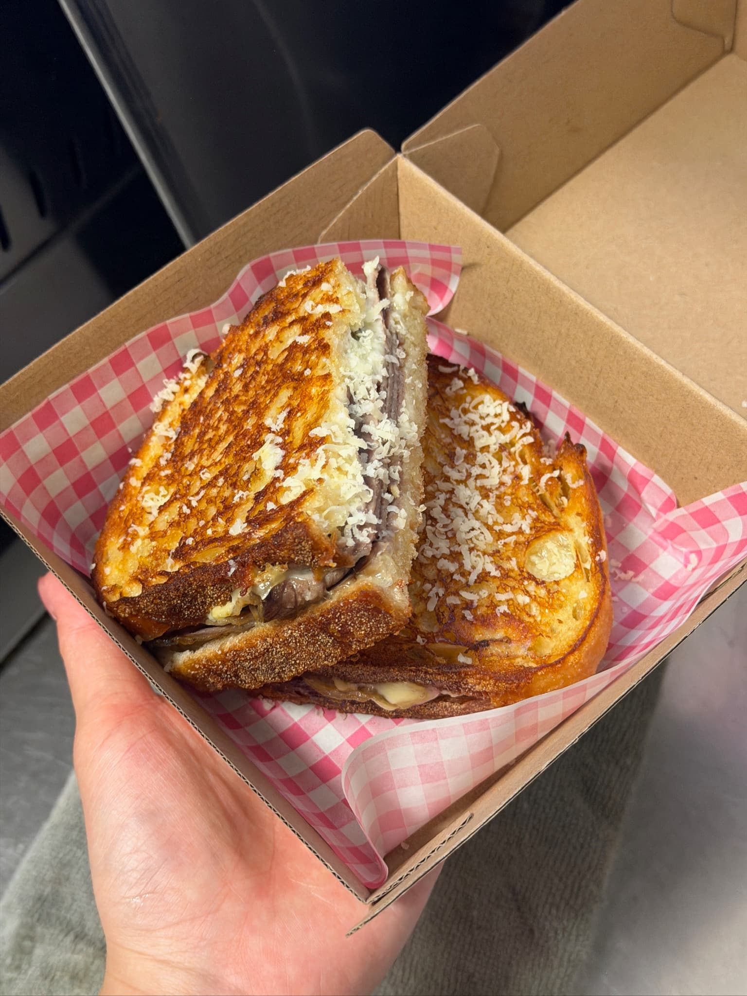 Signature roast beef toastie